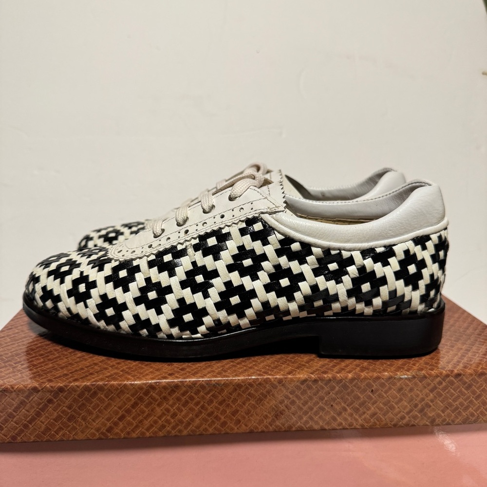 Aerogreen Erba women's golf shoes Black and White spikeless NIB - Picture 6 of 10